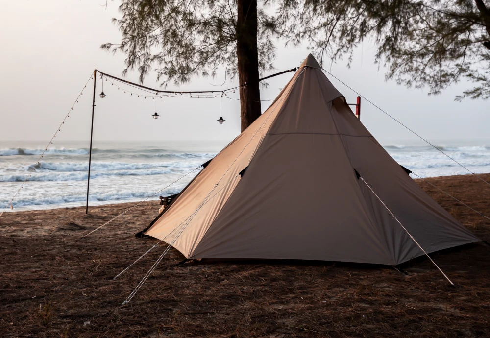 where to use a pyramid tent