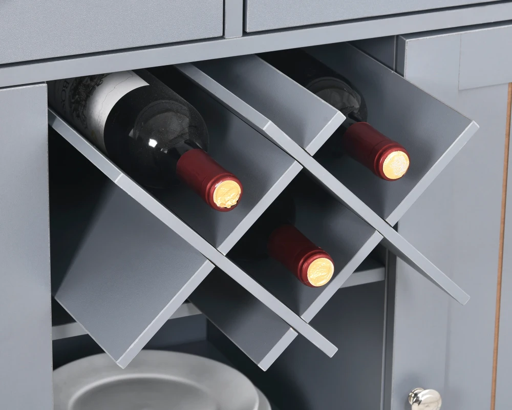 rolling kitchen cart with storage