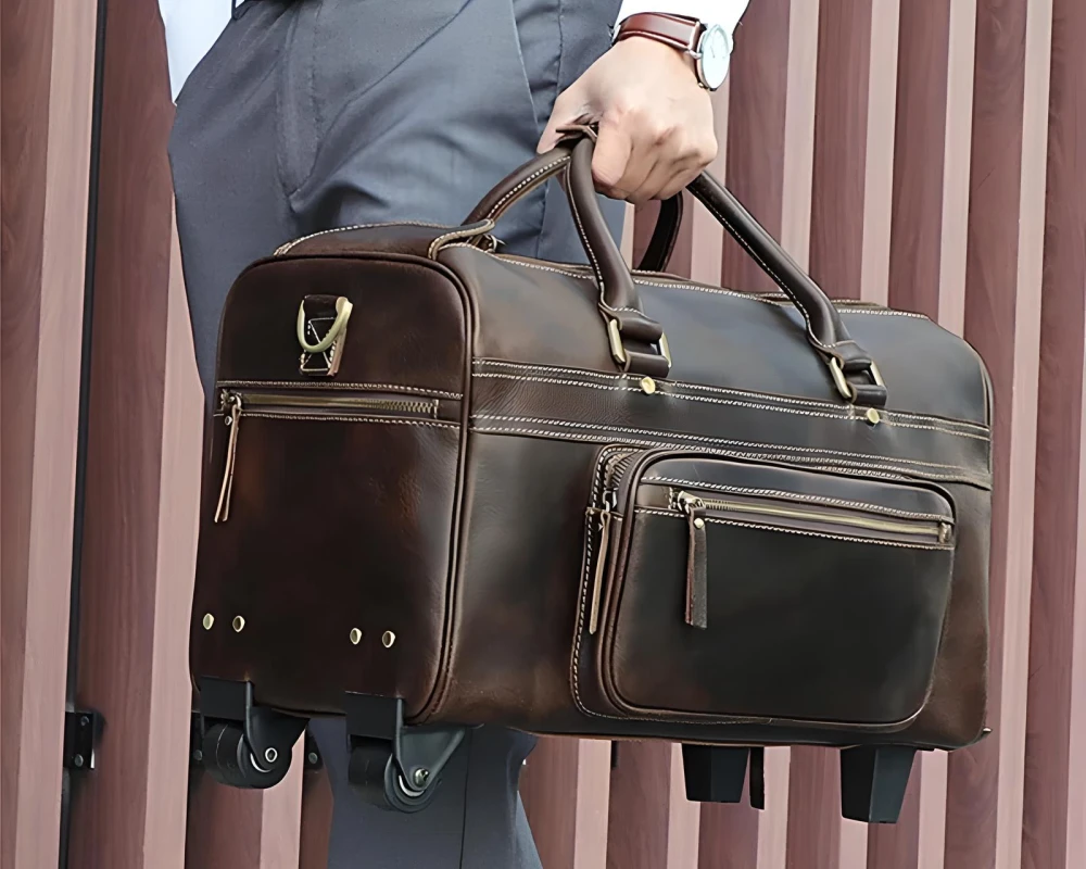 medium luggage with wheels
