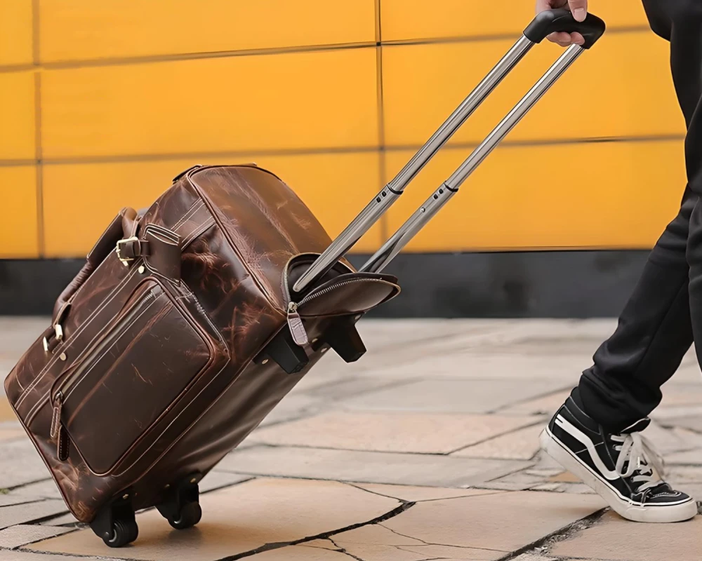 vintage trolley luggage